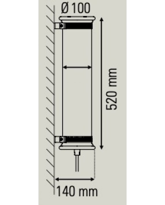DCW éditions In The Tube Wall Lamp